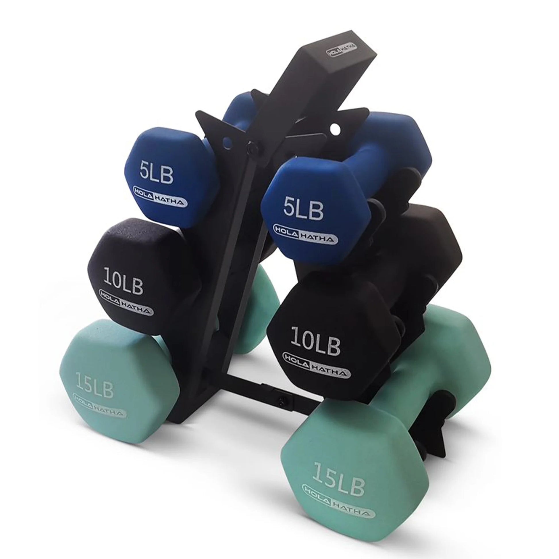 Hex Dumbbell Weight Training Home Gym Equipment Set, Multicolor